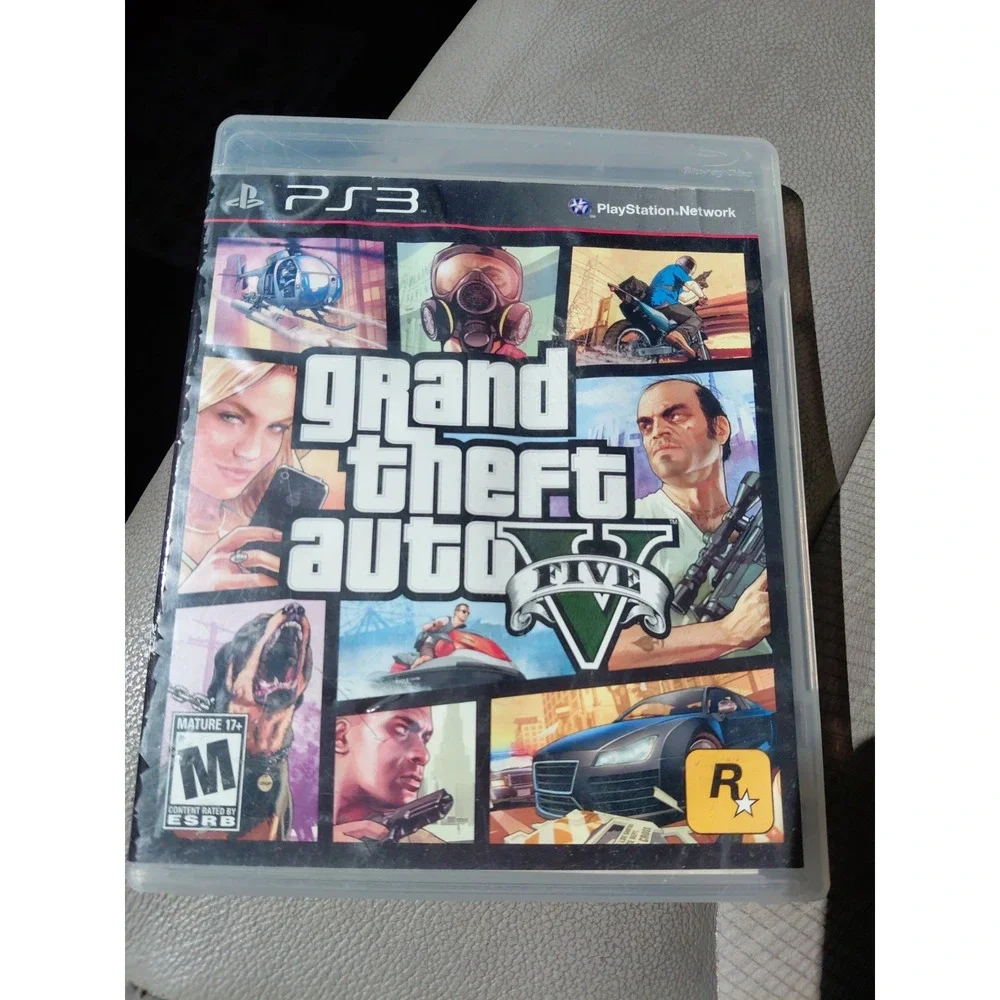 Grand Theft Auto V PlayStation 3 2013 GTA 5 PS3 Complete Manual Blimp Code